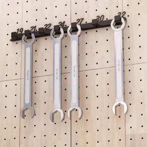 Wall-Mounted Wrench Organizer Rack (Metric 6-32mm) - Image 3