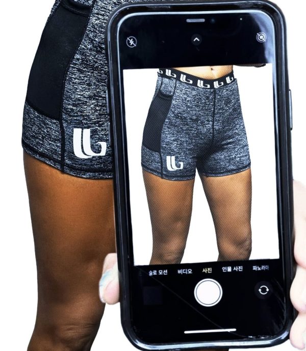 LOBRO Grey Gym Shorts