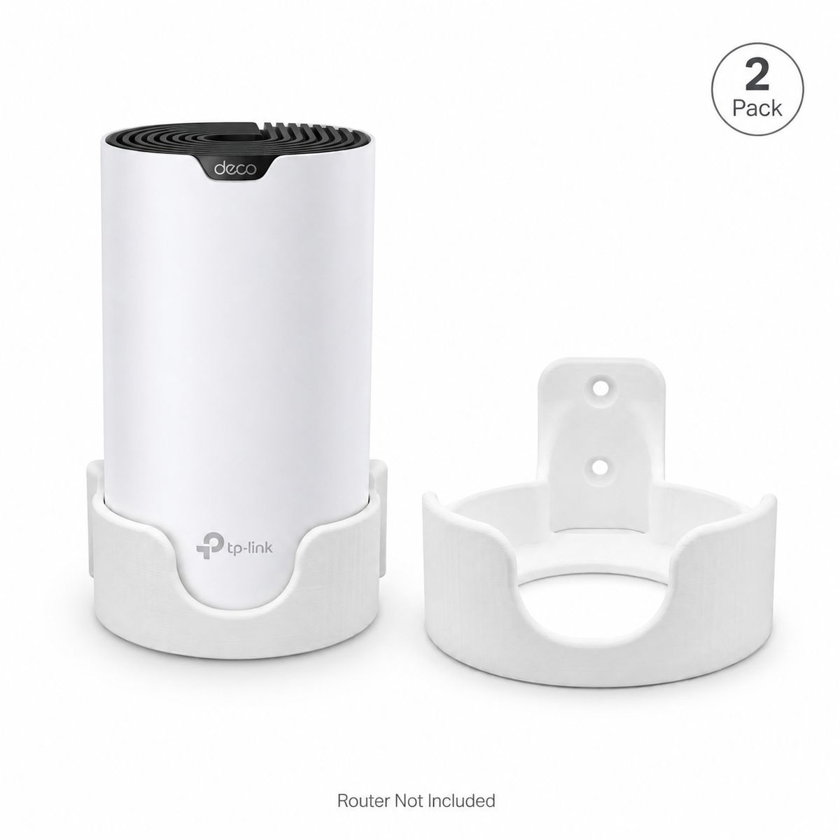 2 Pack Wall Mount Brackets Compatible With TP-Link Deco M4/S4/E4/S7/P9 - Image 4