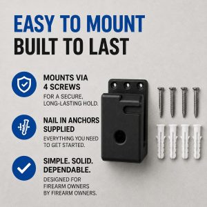AR-15 Magwell Wall Mount - Secure Locking Display Bracket - Image 4