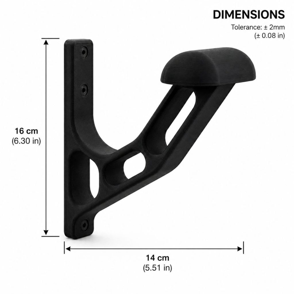 Helmet Wall Mount Compatible With Road, Adventure, MX & Bicycle Helmets