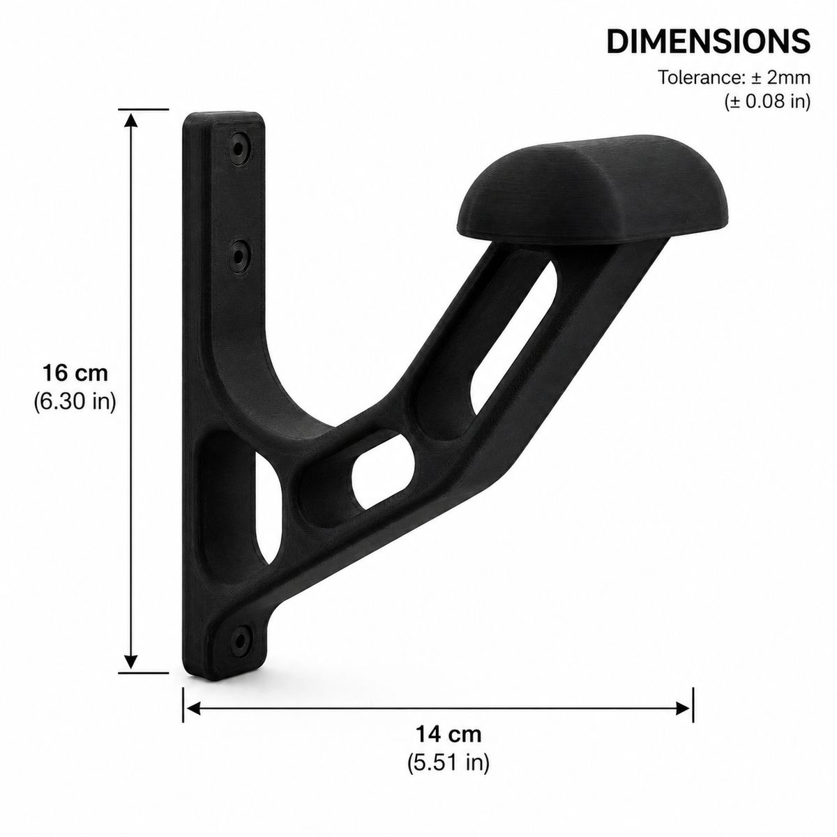 Helmet Wall Mount Compatible With Road, Adventure, MX & Bicycle Helmets - Image 4