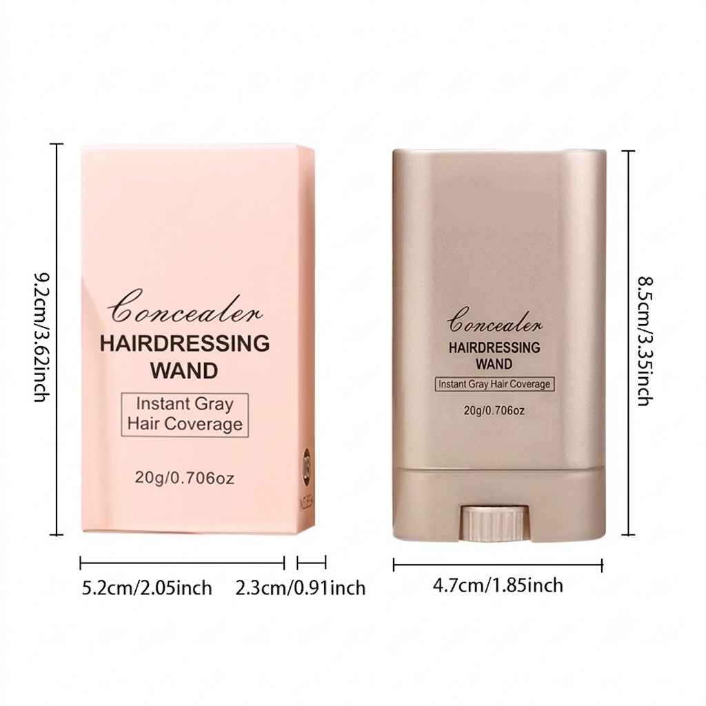 Hairdressing Concealer Wand 20g - Instant Gray Hair Touch-Up Stick - Image 3