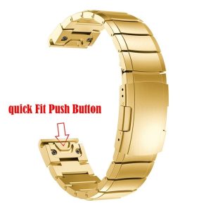 5by5 Stainless Steel Quick Release Strap for Garmin 26mm - Image 4