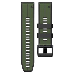 LOBO 22mm Silicone Dual-Tone Watch Strap For Garmin - Image 3