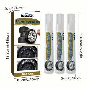 Waterproof Tire Marker Pen - 3 Pack - Image 4