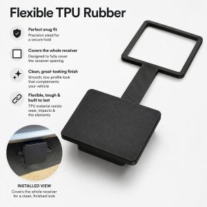 TPU Towbar Receiver Cover Compatible With Next-Gen Ford Ranger & Everest - Image 5