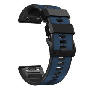 LOBO 22mm Silicone Dual-Tone Watch Strap For Garmin - Image 8