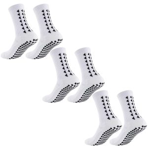 Anti-Slip Grip Sports Socks - 3 Pair Pack (OSFM-One Size Fits Most) - Image 4