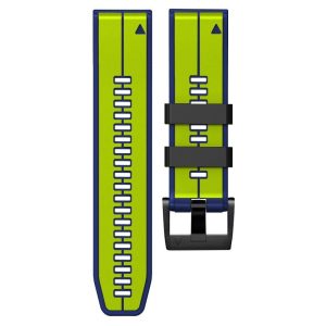 LOBO 22mm Silicone Dual-Tone Watch Strap For Garmin - Image 6