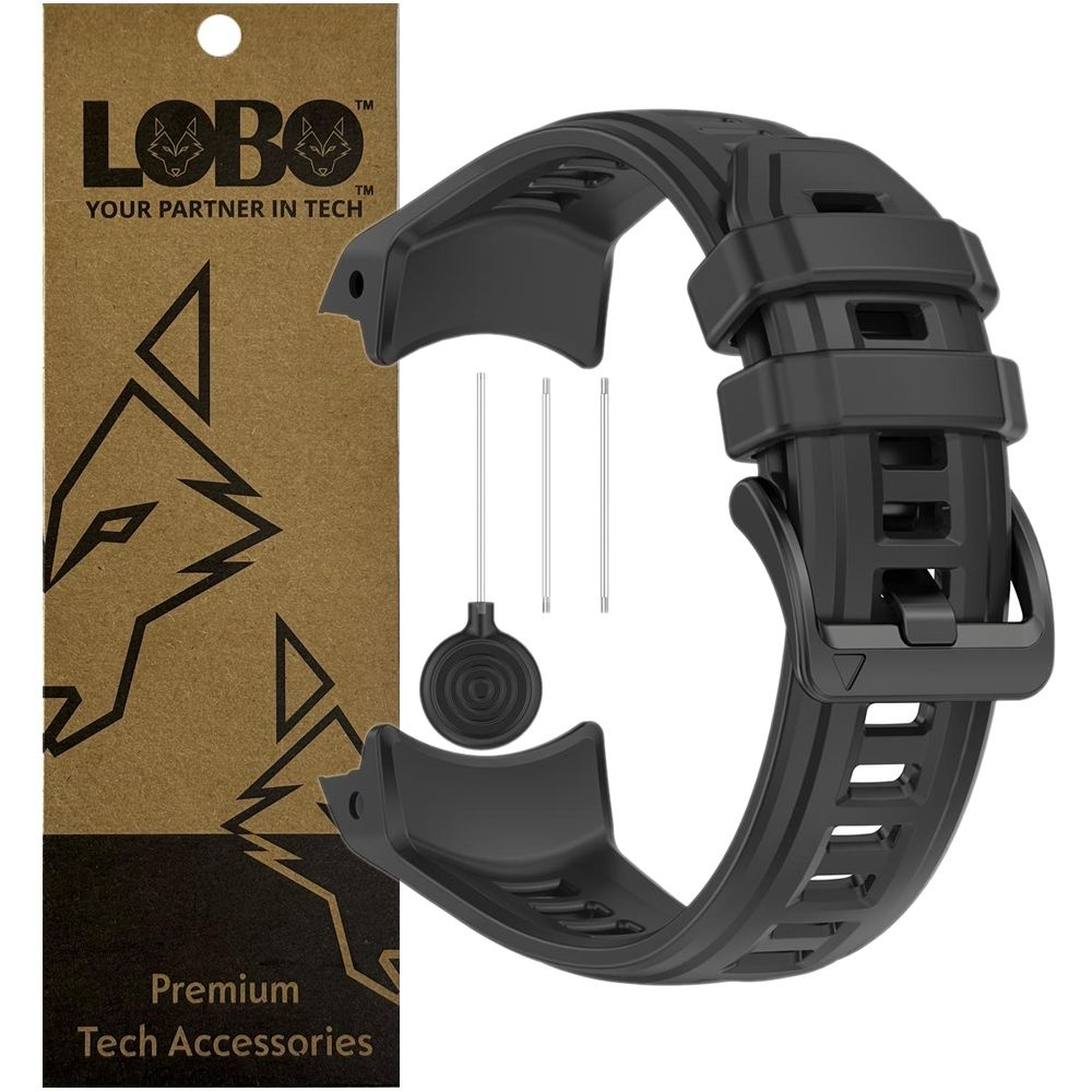 LOBO Silicone Strap Compatible With Garmin Instinct 3 - 50mm Models