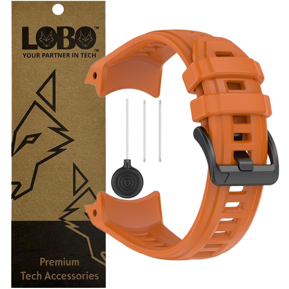 LOBO Silicone Strap Compatible With Garmin Instinct 3 - 50mm Models