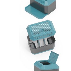Pet Reptile Worm Breeding Box Container - 21cm - Image 7