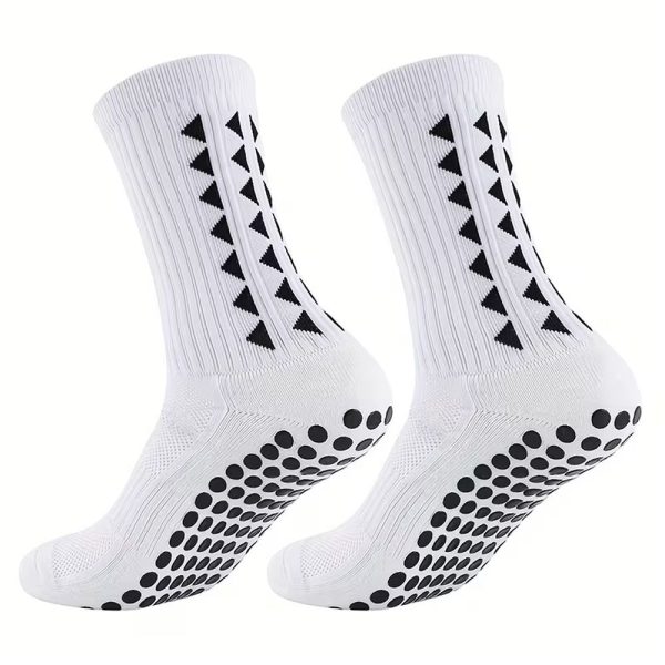 Anti-Slip Grip Sports Socks - 3 Pair Pack (OSFM-One Size Fits Most)