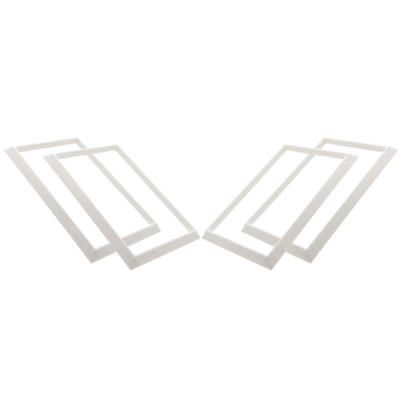4 Pack Light Switch Frames Compatible With Sonoff Light Switches (6mm Trim)