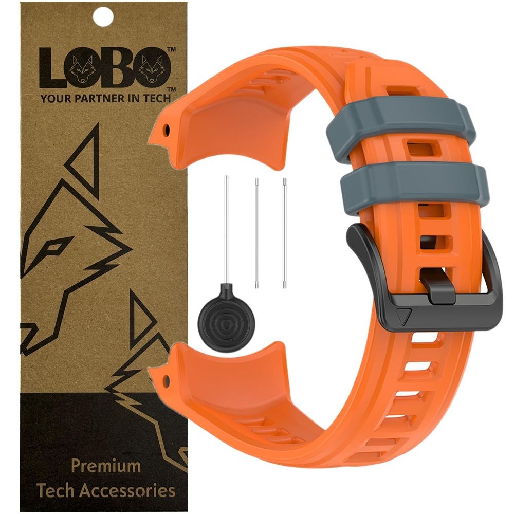 LOBO Silicone Strap Compatible With Garmin Instinct 3 - 50mm Models
