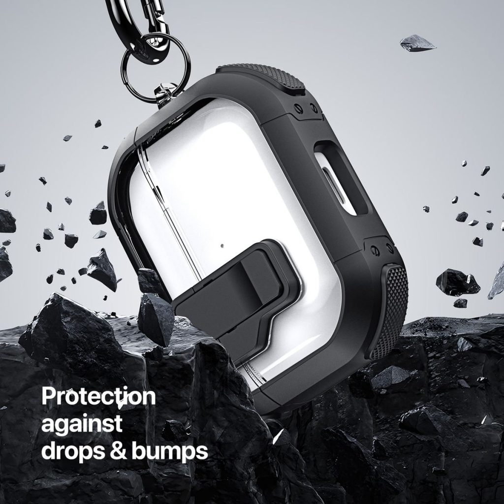 Dux Ducis TPU+PC Case & Carabiner for Apple Pods Pro 2 (PECN Series)