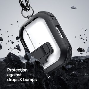 Dux Ducis TPU+PC Case & Carabiner for Apple Pods Pro 2 (PECN Series) - Image 6