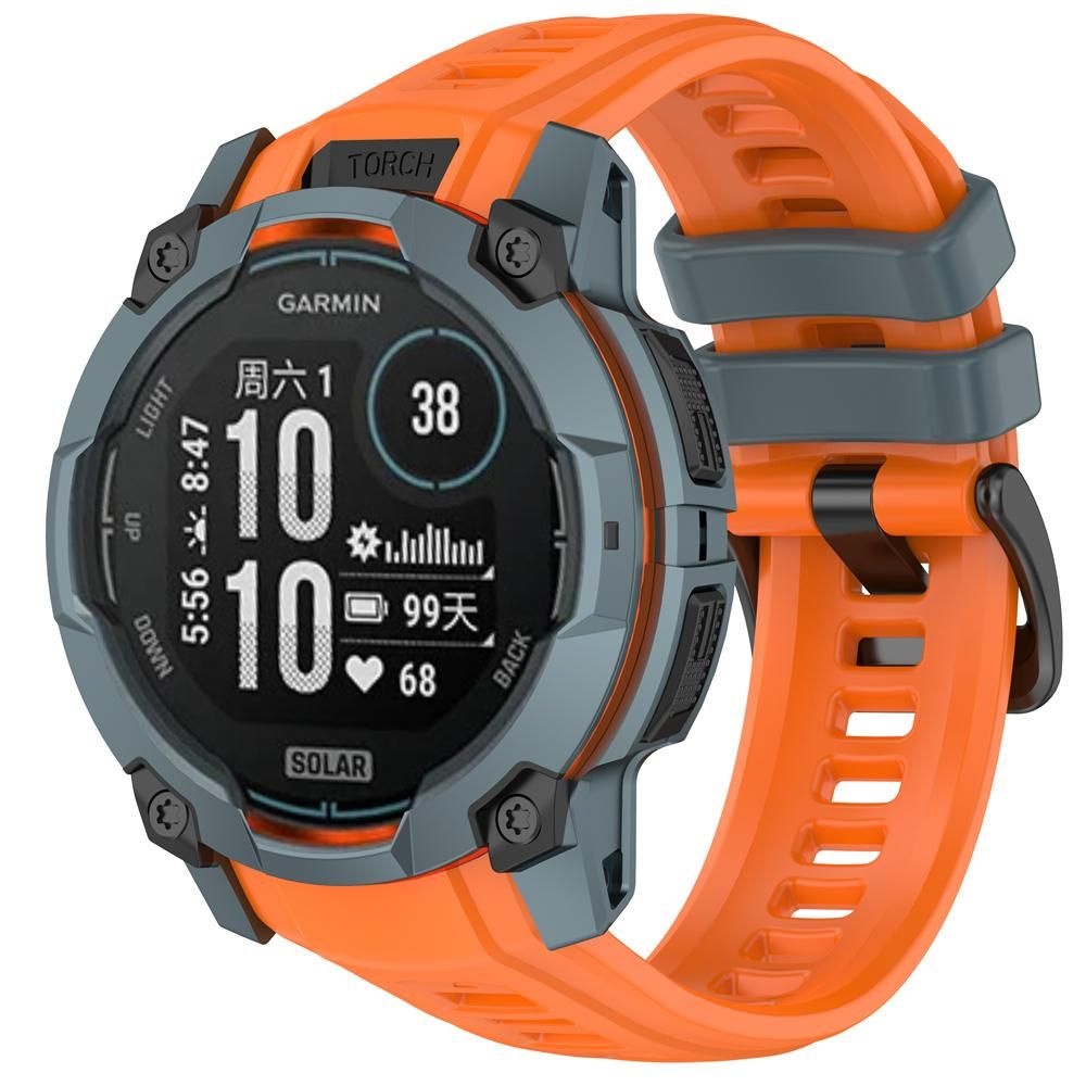 LOBO Silicone Strap Compatible With Garmin Instinct 3 - 50mm Models