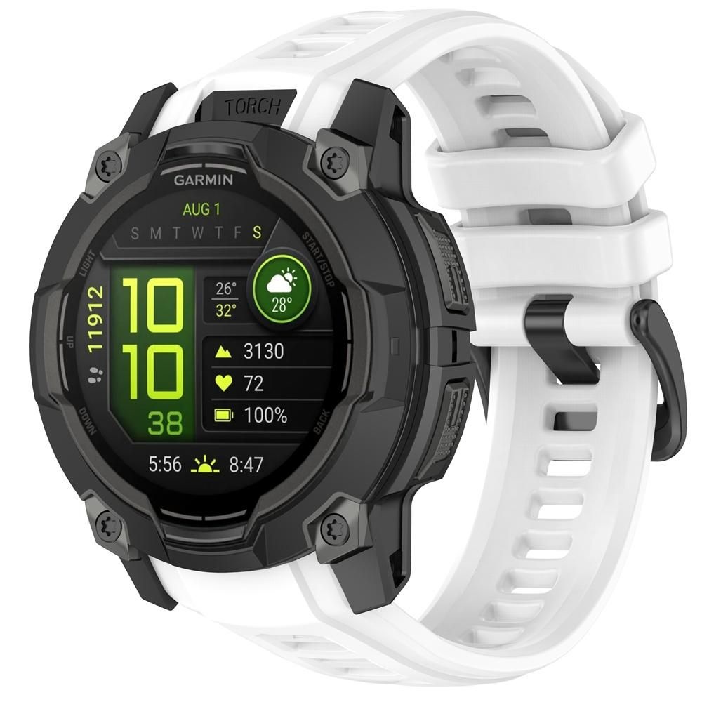 LOBO Silicone Strap Compatible With Garmin Instinct 3 - 50mm Models