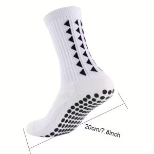 Anti-Slip Grip Sports Socks - 3 Pair Pack (OSFM-One Size Fits Most) - Image 7