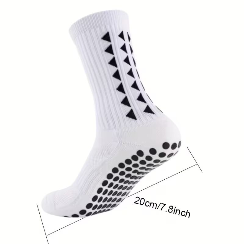 Anti-Slip Grip Sports Socks - 3 Pair Pack (OSFM-One Size Fits Most) - Image 7