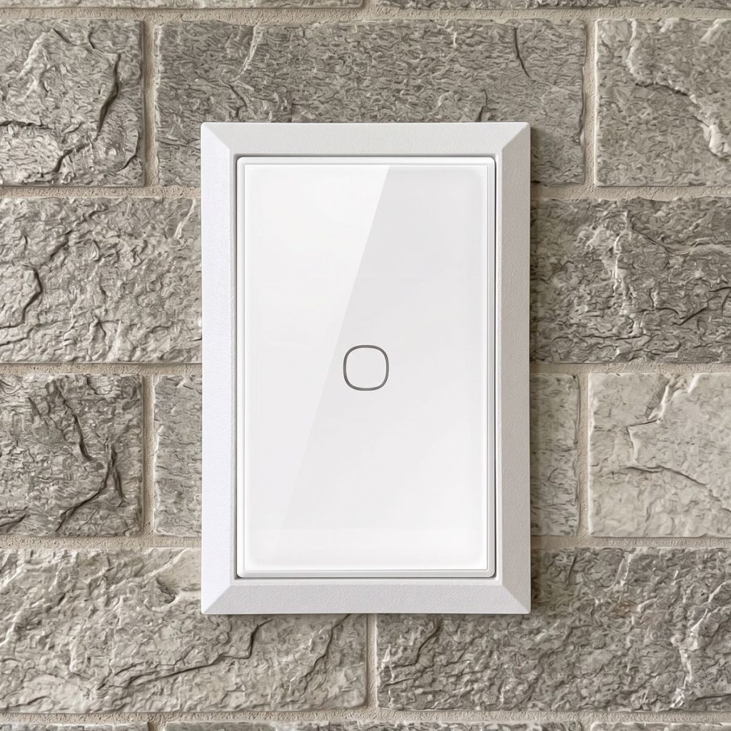 4 Pack Light Switch Frames Compatible With Sonoff Light Switches (6mm Trim)