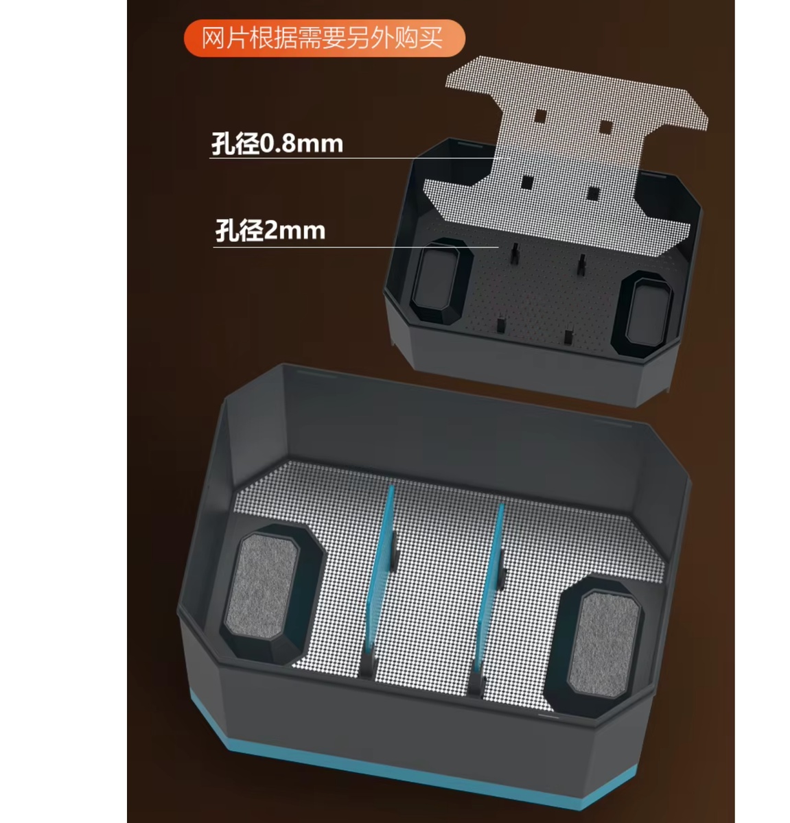 Pet Reptile Worm Breeding Box Container - 21cm - Image 9