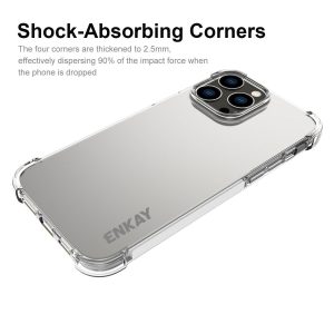 ENKAY Clear Bumper Case for iPhone 14 Variants - Image 4