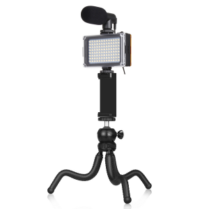 PULUZ 4-in-1 Vlogging Kit with Octopus Tripod - Image 11