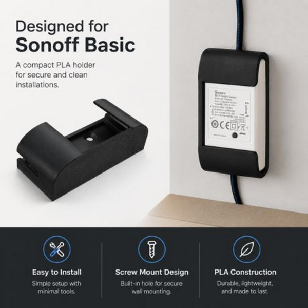 4 Pack Wall Holders Compatible With Sonoff Basic R4/R2