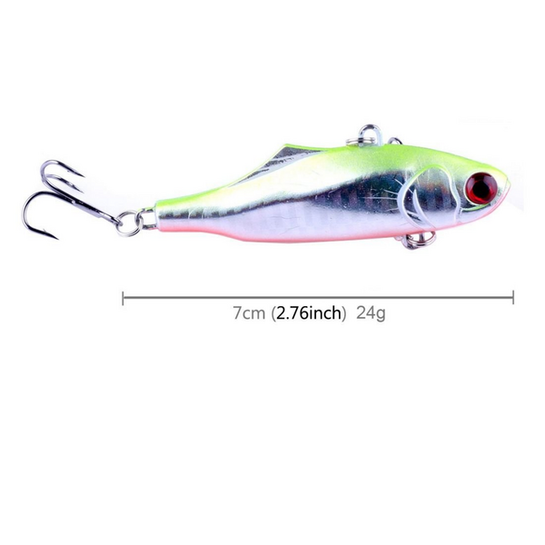 HENGJIA 5pc Hard Bait Lures (7cm, 24g each)