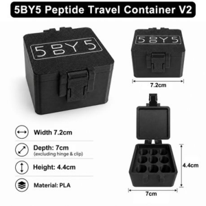 5BY5 V2 Peptide Travel Container for 3ml Vials - 9 Slot - Image 2