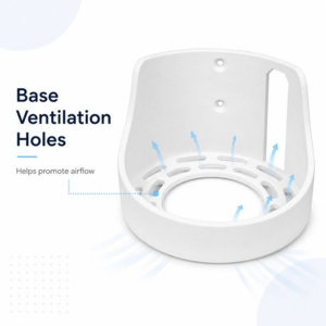 White Wall Mount Holder Compatible With TP-Link Deco X20 X50 X55 X60 - Image 4