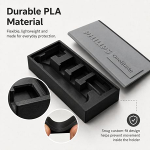PLA Storage Holder Compatible With Philips OneBlade - Sliding Lid - Image 3