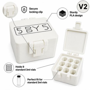 5BY5 V2 Peptide Travel Container for 3ml Vials - 9 Slot - Image 8