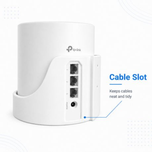 White Wall Mount Holder Compatible With TP-Link Deco X20 X50 X55 X60 - Image 5