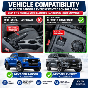 Centre Console Tray Compatible With Ford Ranger & Everest 2023+ - Image 4