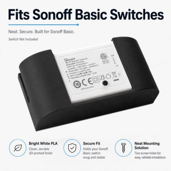 4 Pack Wall Holders Compatible With Sonoff Basic R4/R2