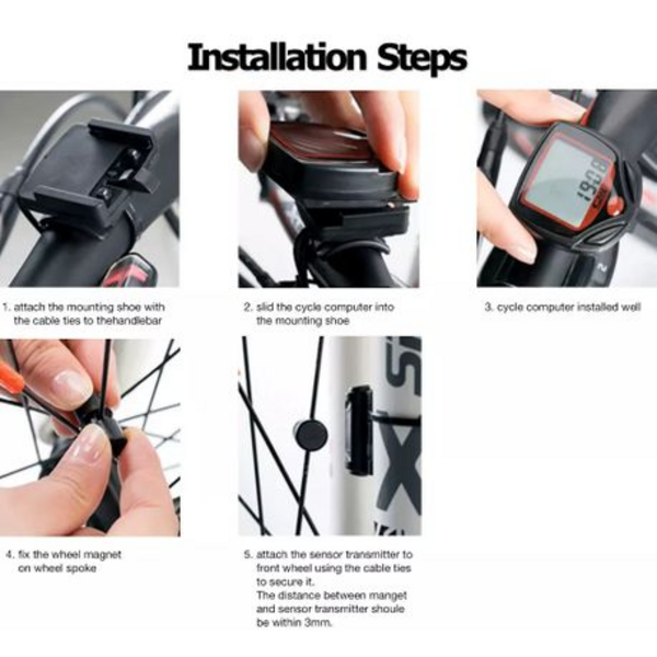 Cycling Computer & Bike Rack Combo