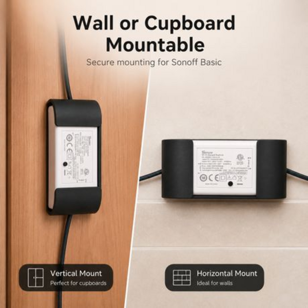4 Pack Wall Holders Compatible With Sonoff Basic R4/R2