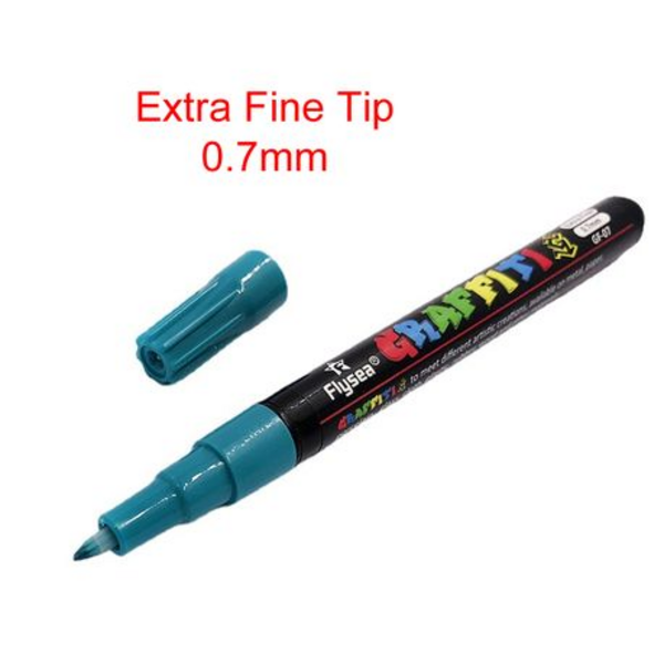 24 Flysea Graffiti Paint Markers (Extra Fine Tip 0.7mm)