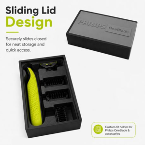 PLA Storage Holder Compatible With Philips OneBlade - Sliding Lid - Image 2