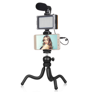 PULUZ 4-in-1 Vlogging Kit with Octopus Tripod - Image 1