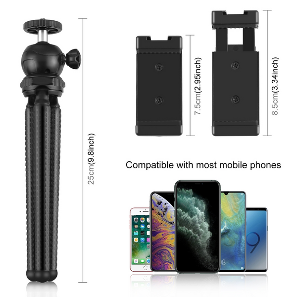 PULUZ 4-in-1 Vlogging Kit with Octopus Tripod