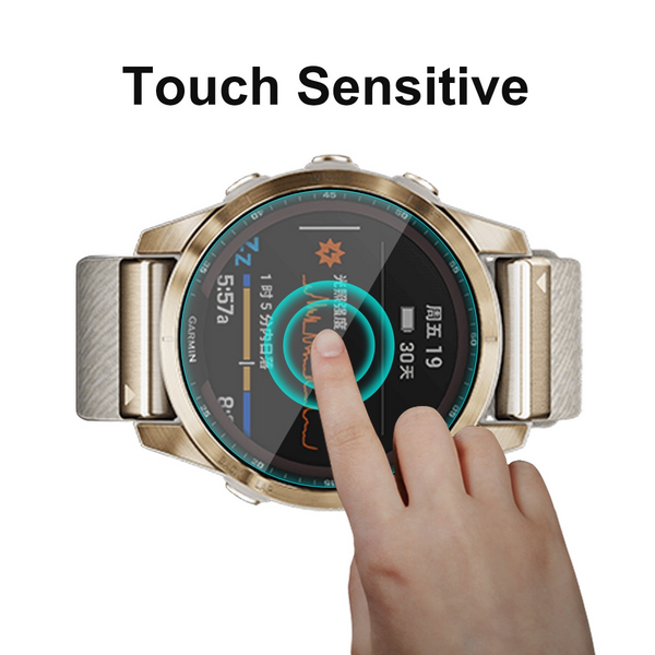 2x ENKAY Tempered Glass Film for Garmin for Garmin Fenix 7S