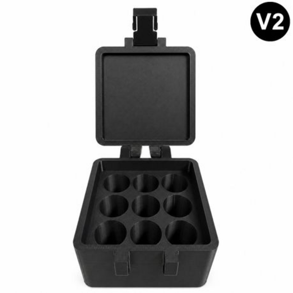 5BY5 V2 Peptide Travel Container for 3ml Vials - 9 Slot