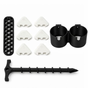 Silicone Accessory Combo - Finishing Tool, Wall Holders & Unclogging Tool - Image 1