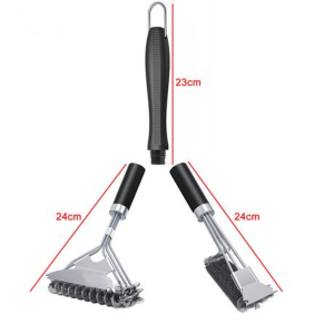 2 Piece Grill Brush and Scraper Set - Image 2