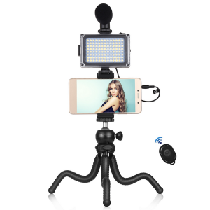PULUZ 4-in-1 Vlogging Kit with Octopus Tripod - Image 2